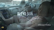 Aleya Sun Farting and SQUIRTING in my Car 8K